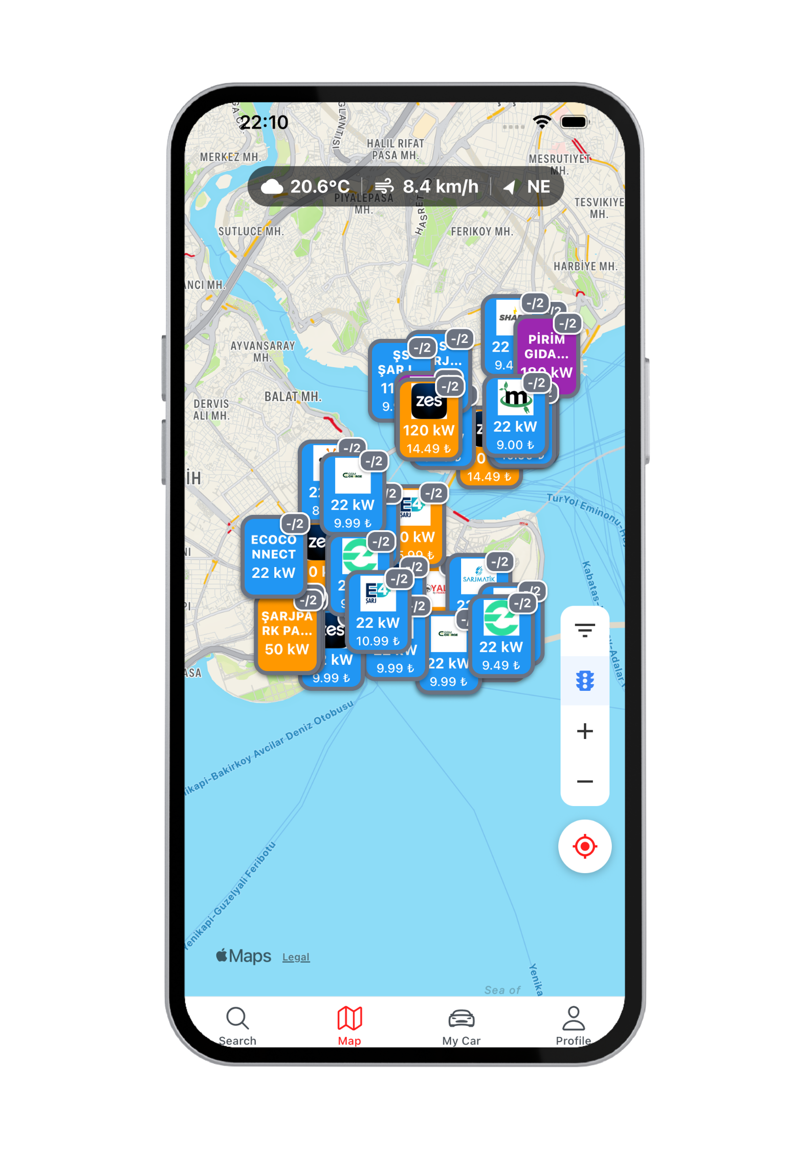 Map Screen